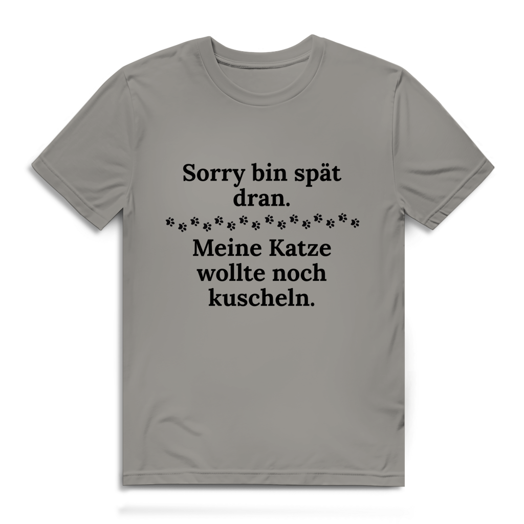 Herren Premium Bio T-Shirt Spät dran