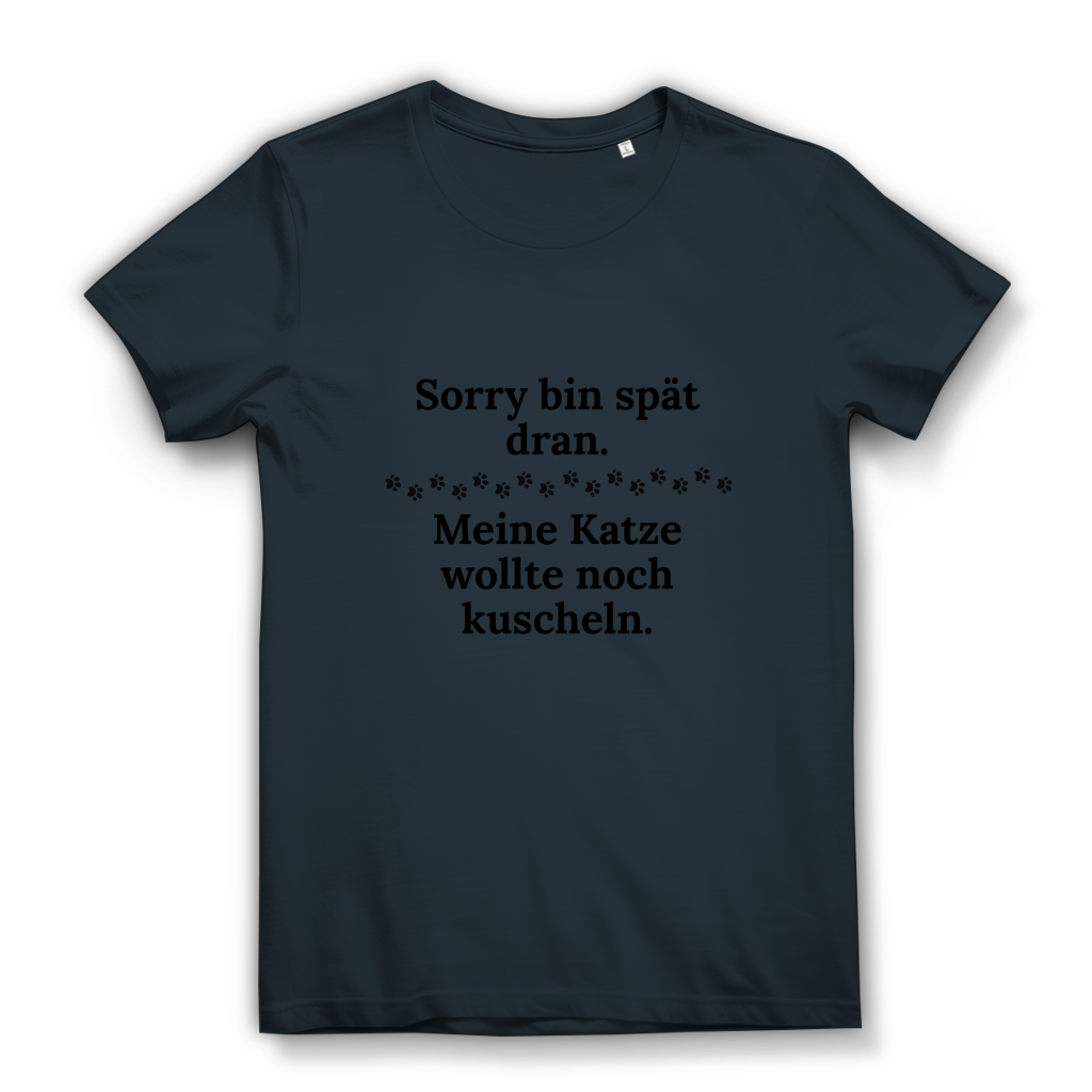 Damen Premium Bio T-Shirt Spät dran
