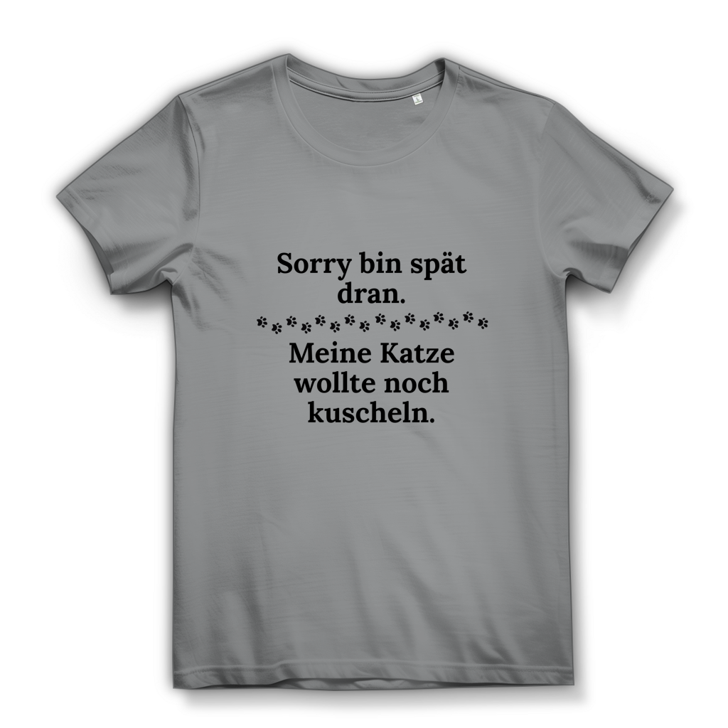 Damen Premium Bio T-Shirt Spät dran