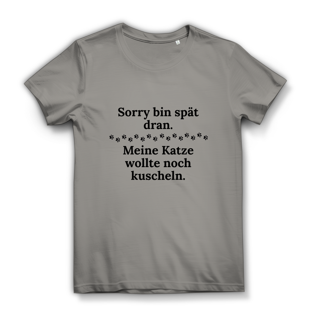 Damen Premium Bio T-Shirt Spät dran