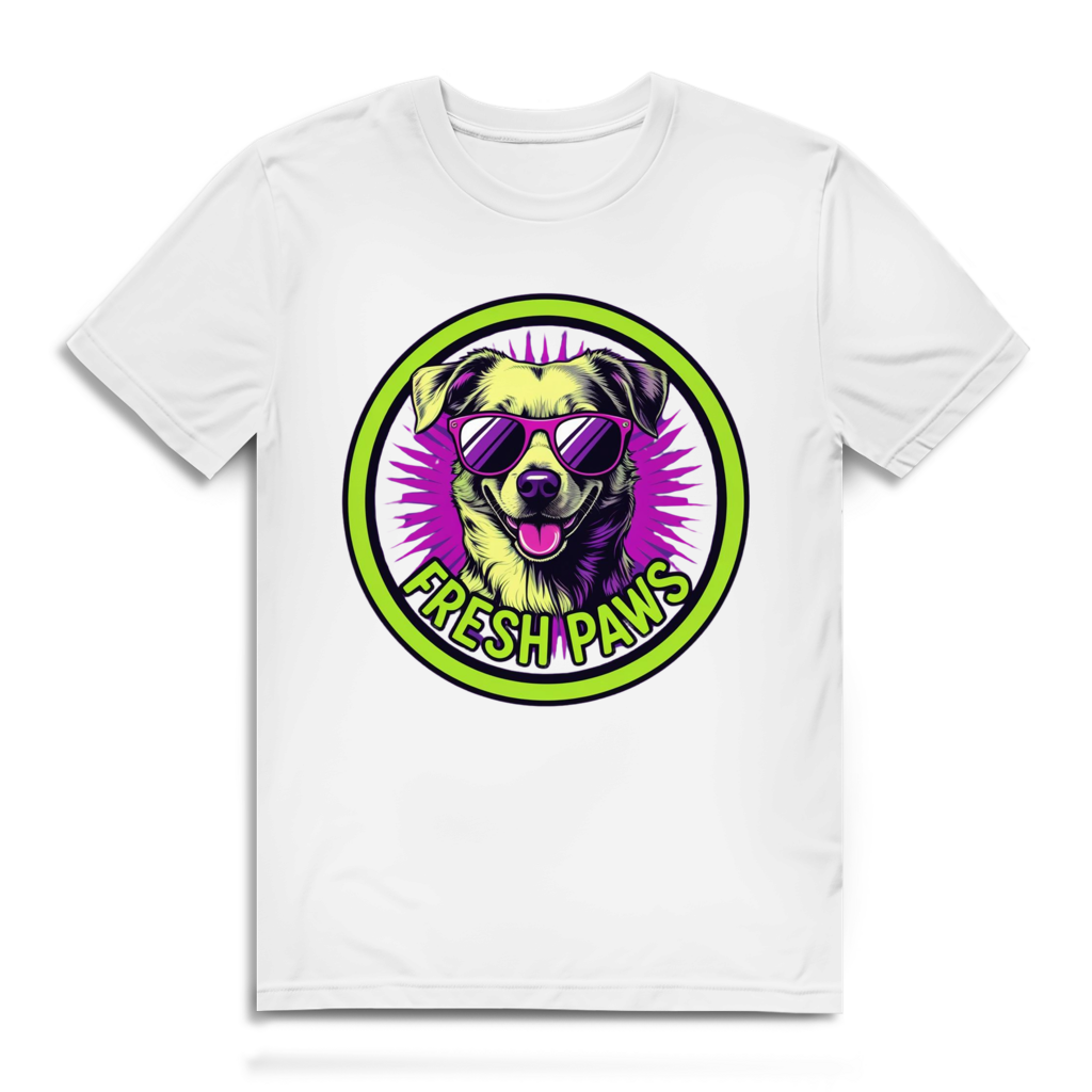 Herren Premium Bio T-Shirt Fresh Paws