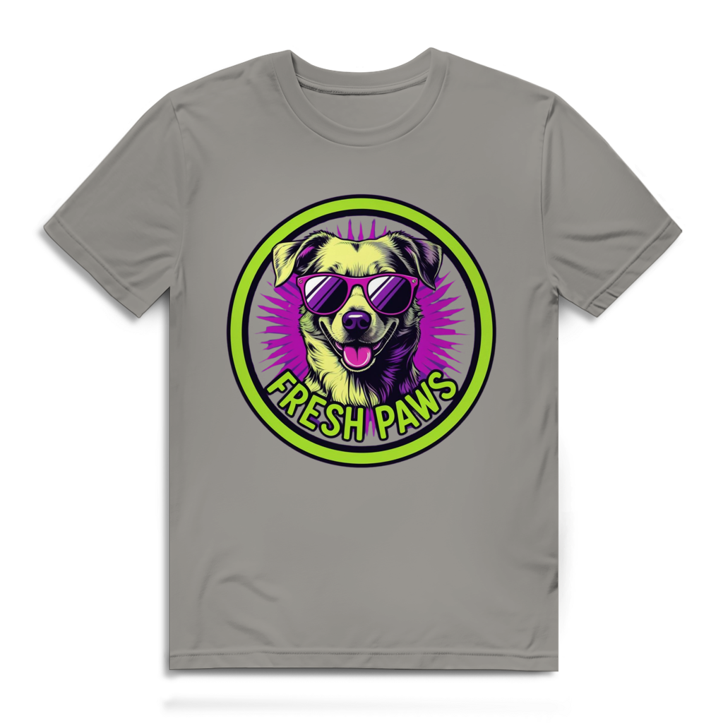 Herren Premium Bio T-Shirt Fresh Paws