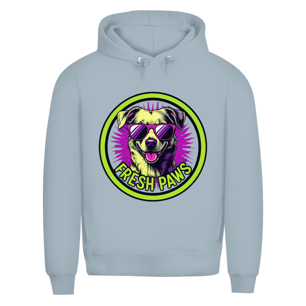 Herren Premium Bio Hoodie Fresh Paws