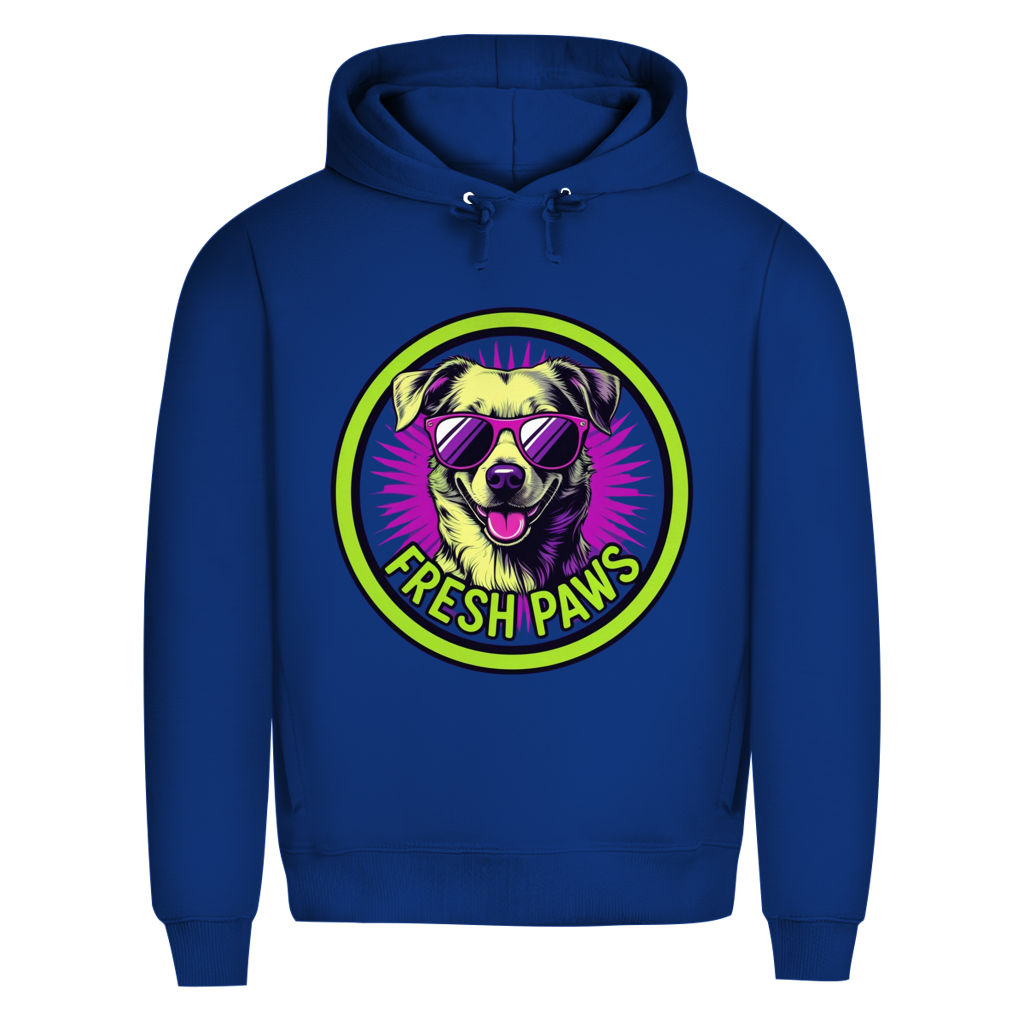 Herren Premium Bio Hoodie Fresh Paws