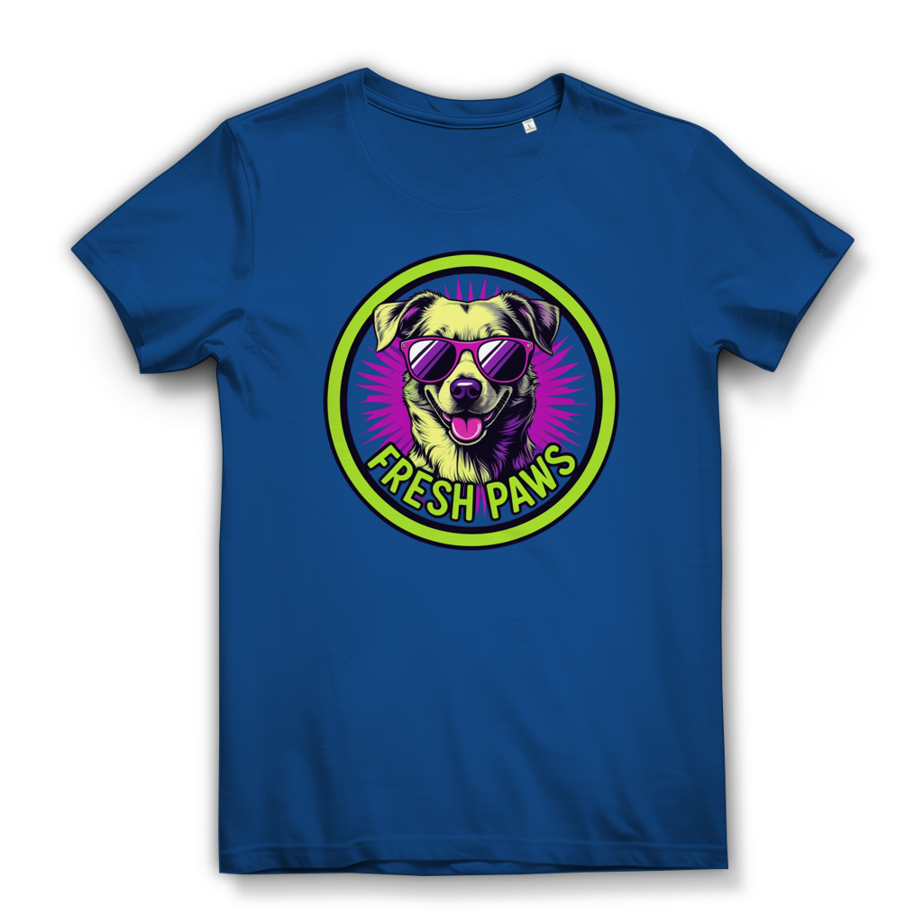 Damen Premium Bio T-Shirt Fresh Paws