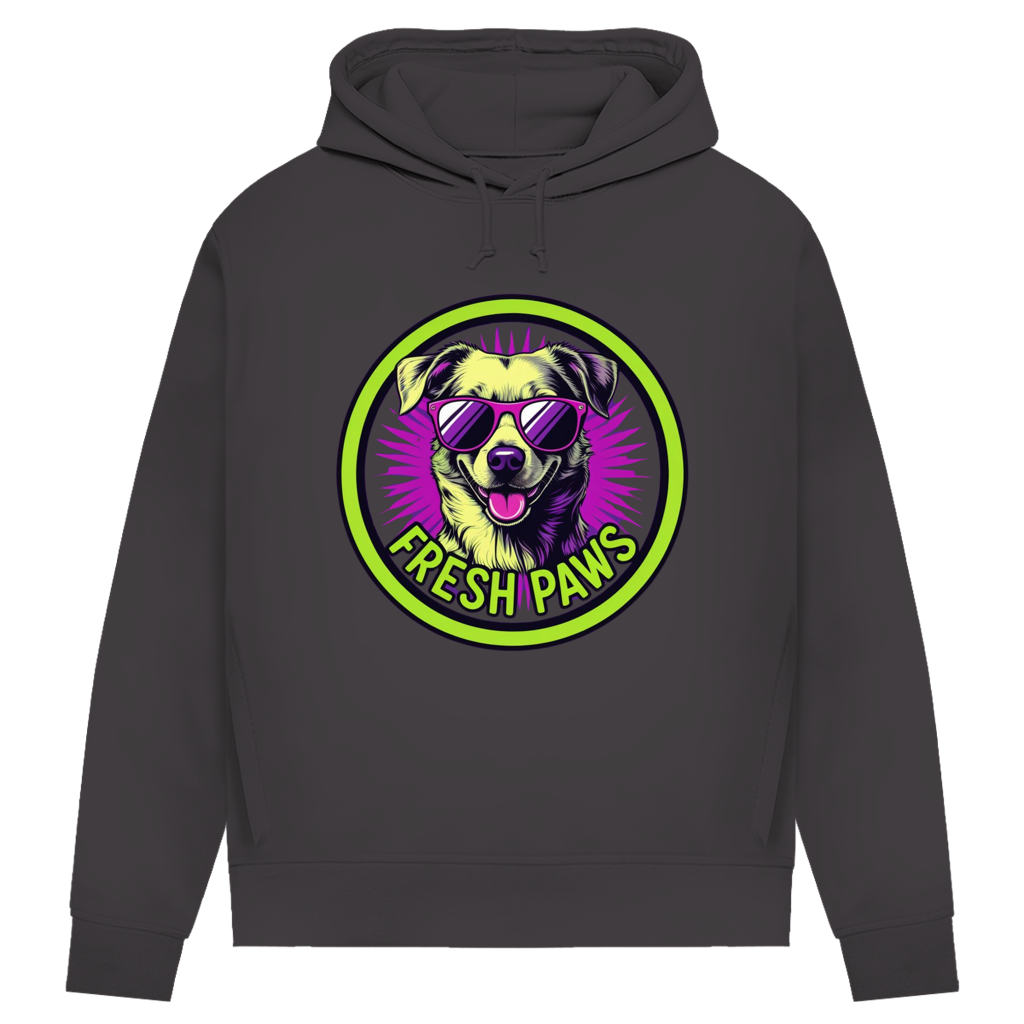 Damen Premium Bio Hoodie Fresh Paws