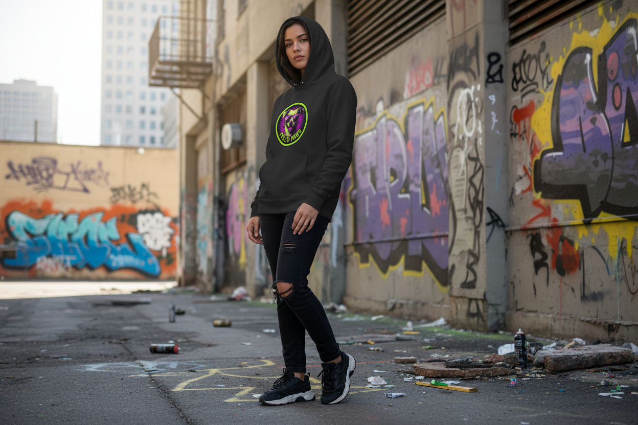 Damen Premium Bio Hoodie Fresh Paws