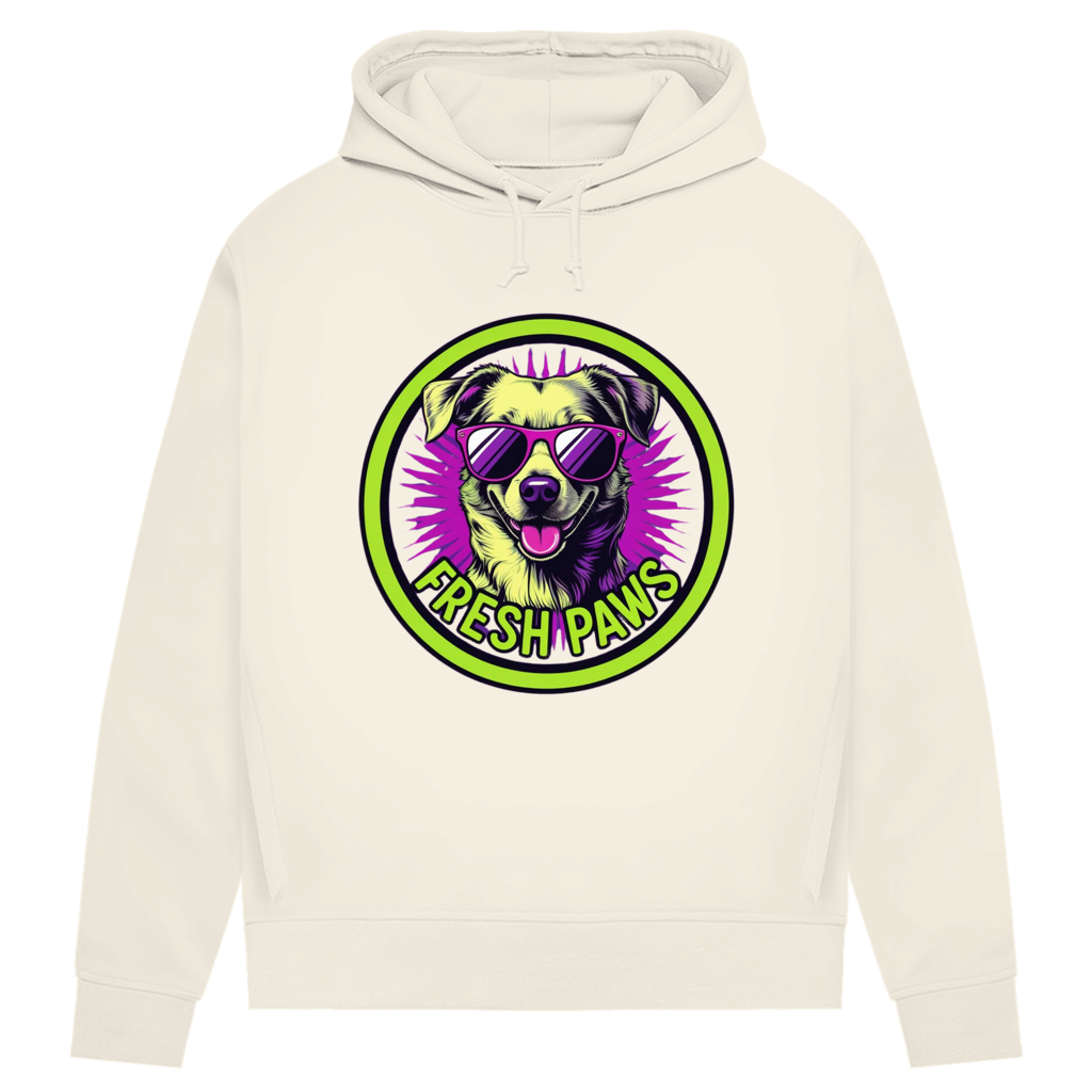 Damen Premium Bio Hoodie Fresh Paws