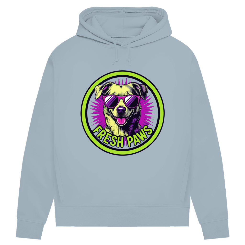 Damen Premium Bio Hoodie Fresh Paws