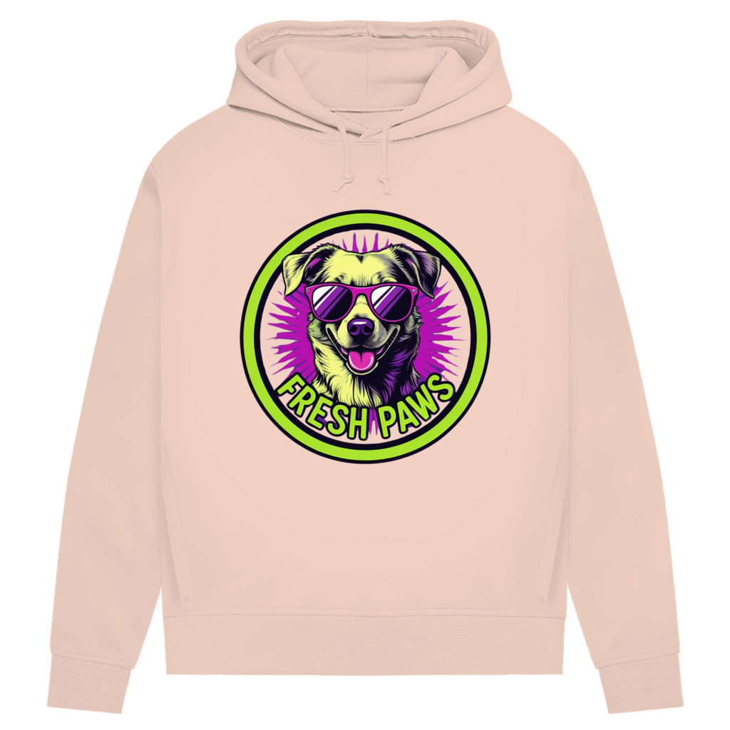 Damen Premium Bio Hoodie Fresh Paws