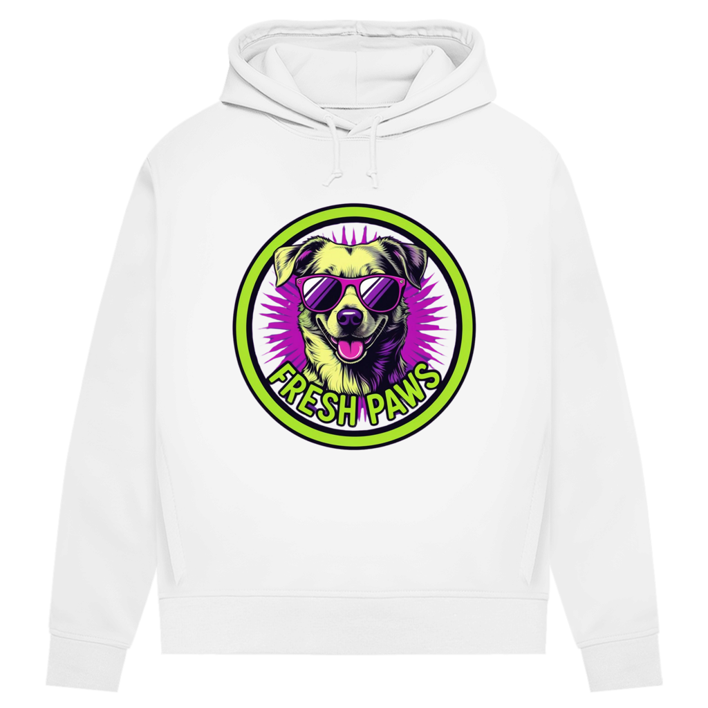 Damen Premium Bio Hoodie Fresh Paws