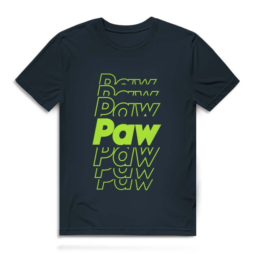 Herren Premium Bio T-Shirt Paw Paw Paw