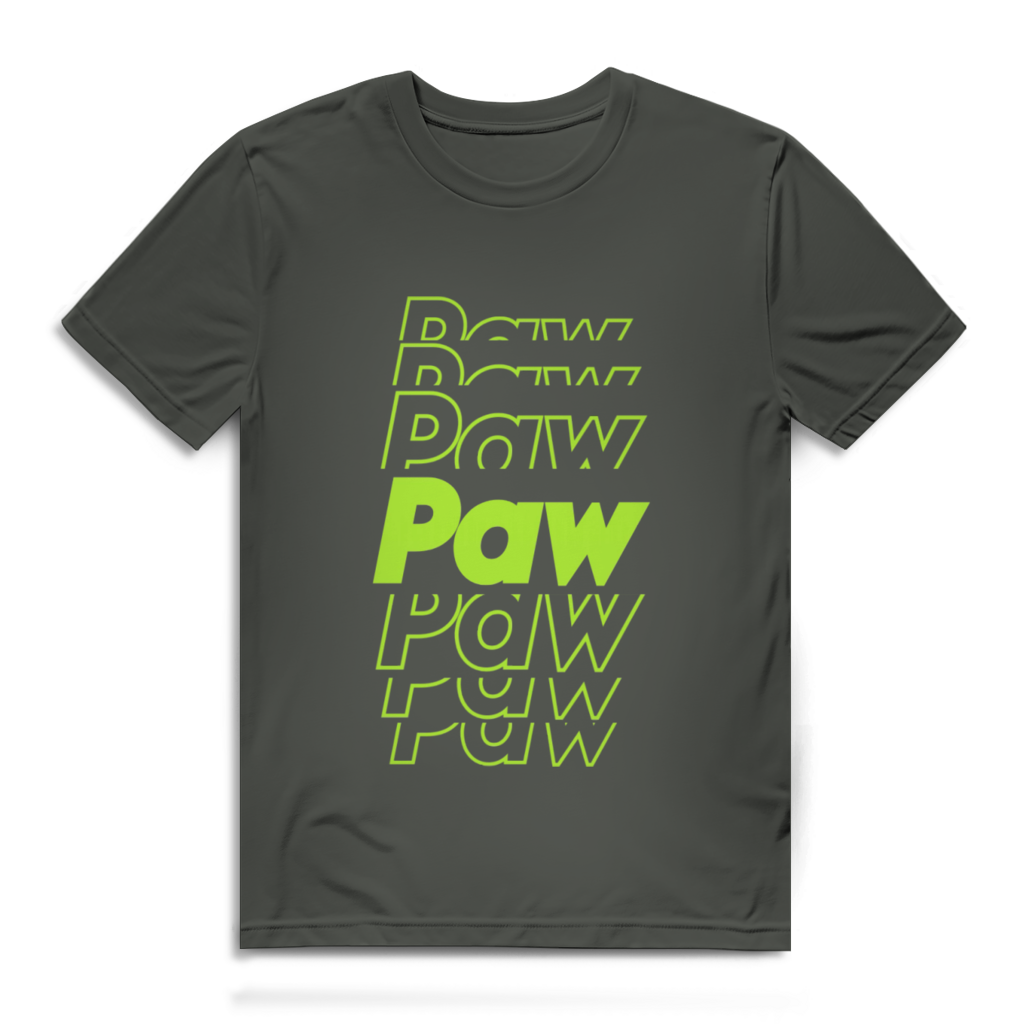 Herren Premium Bio T-Shirt Paw Paw Paw