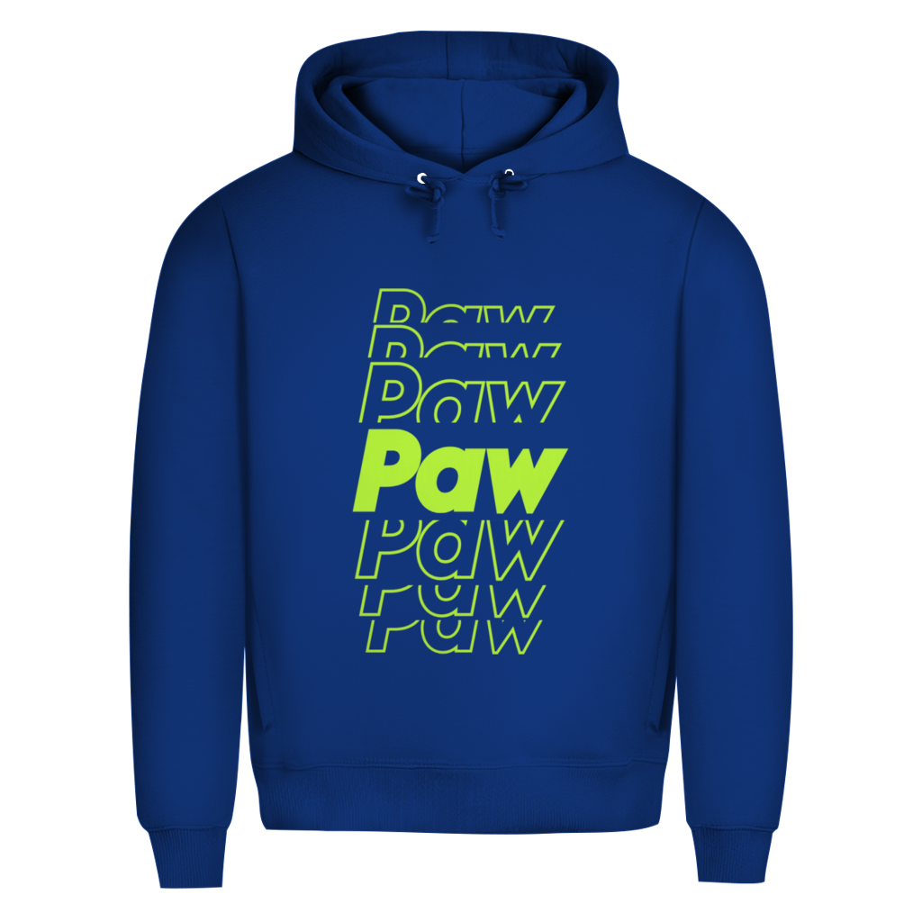 Herren Premium Bio Hoodie Paw Paw Paw
