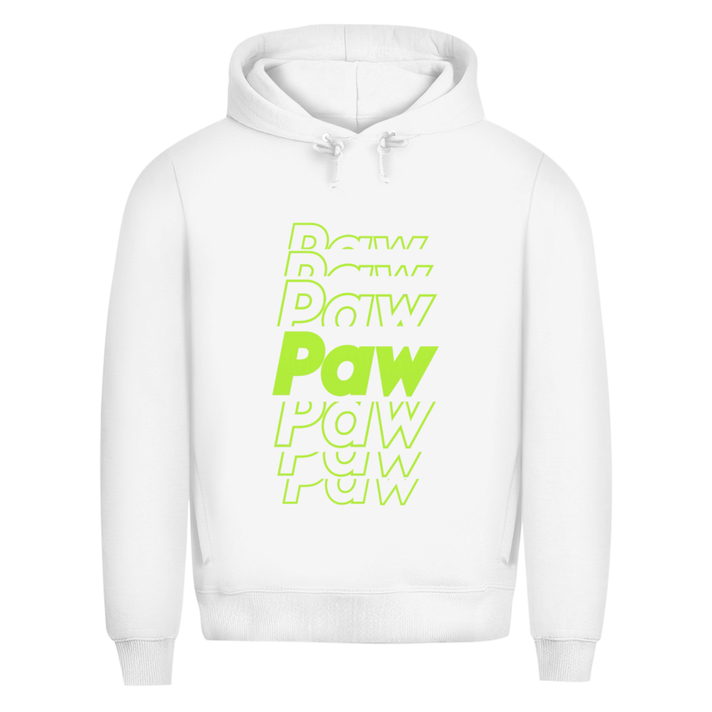 Herren Premium Bio Hoodie Paw Paw Paw