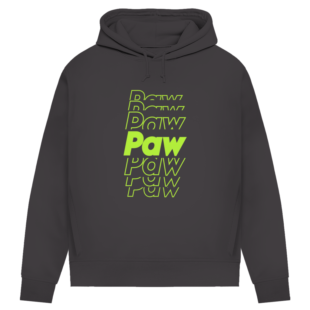 Damen Premium Bio Hoodie Paw Paw Paw
