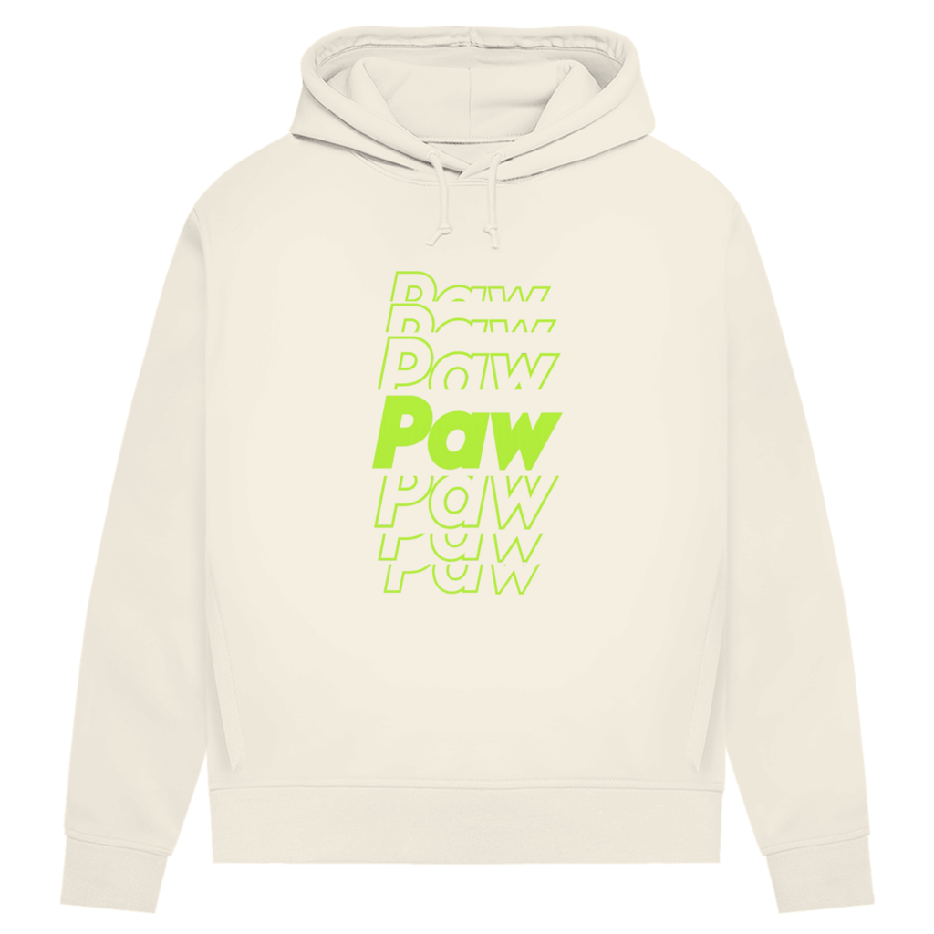 Damen Premium Bio Hoodie Paw Paw Paw