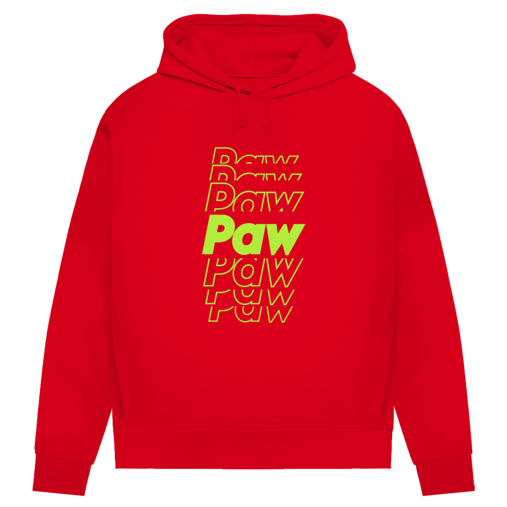 Damen Premium Bio Hoodie Paw Paw Paw
