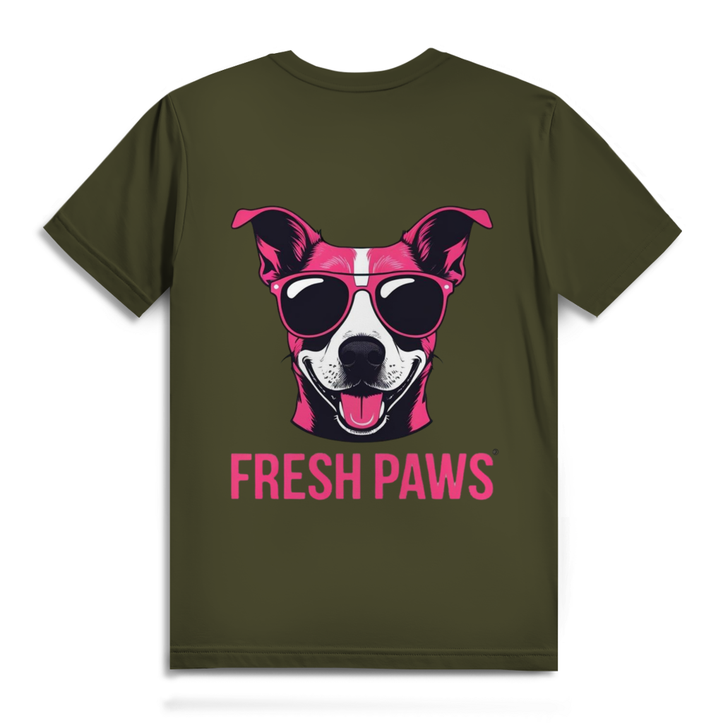 Herren Premium Bio T-Shirt Fresh Paws