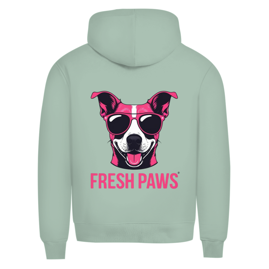 Herren Premium Bio Hoodie Fresh Paws