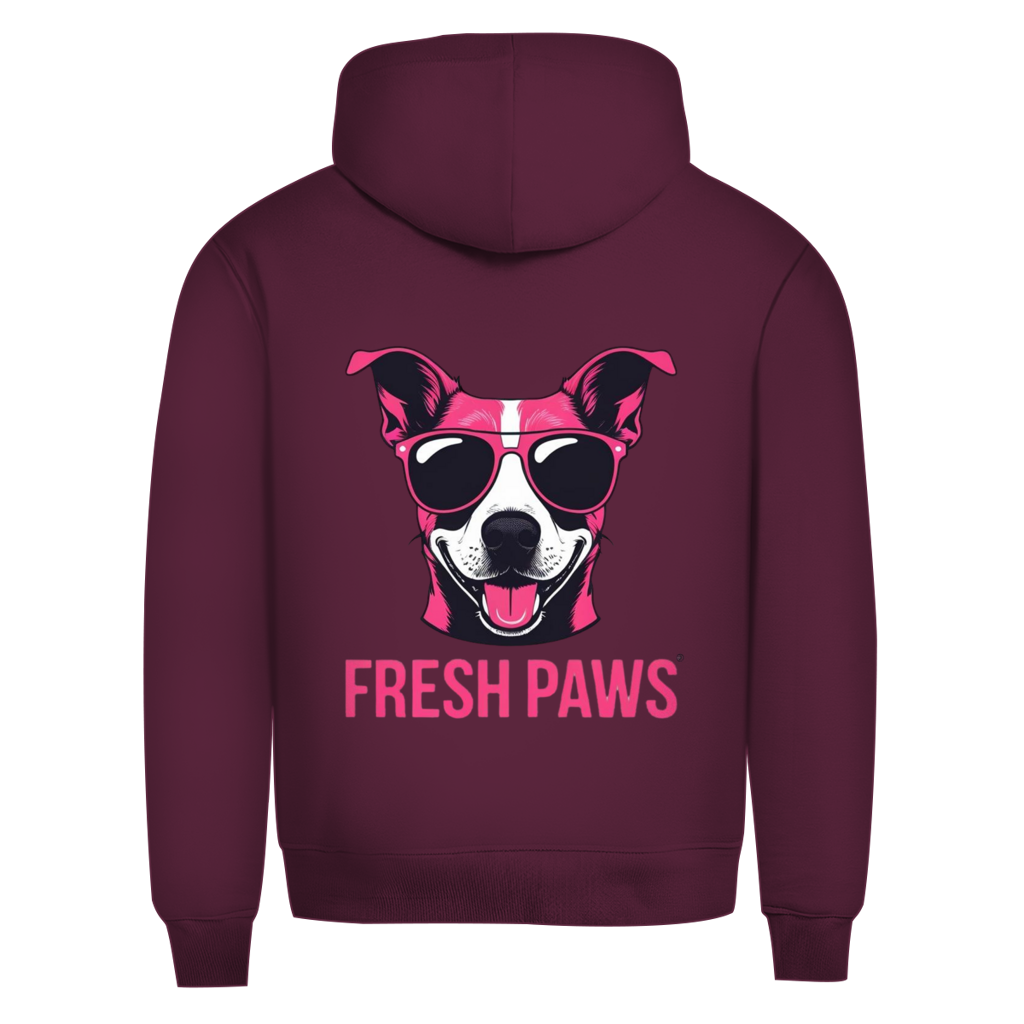 Herren Premium Bio Hoodie Fresh Paws