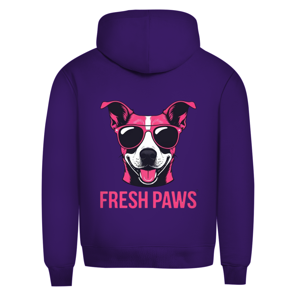 Herren Premium Bio Hoodie Fresh Paws