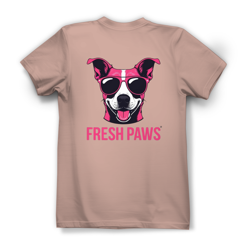 Damen Premium Bio T-Shirt Fresh Paws