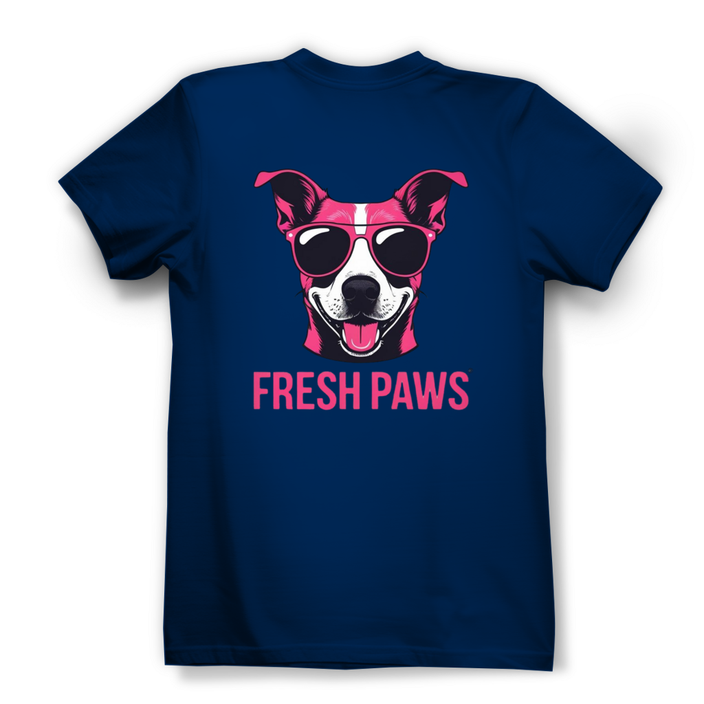 Damen Premium Bio T-Shirt Fresh Paws