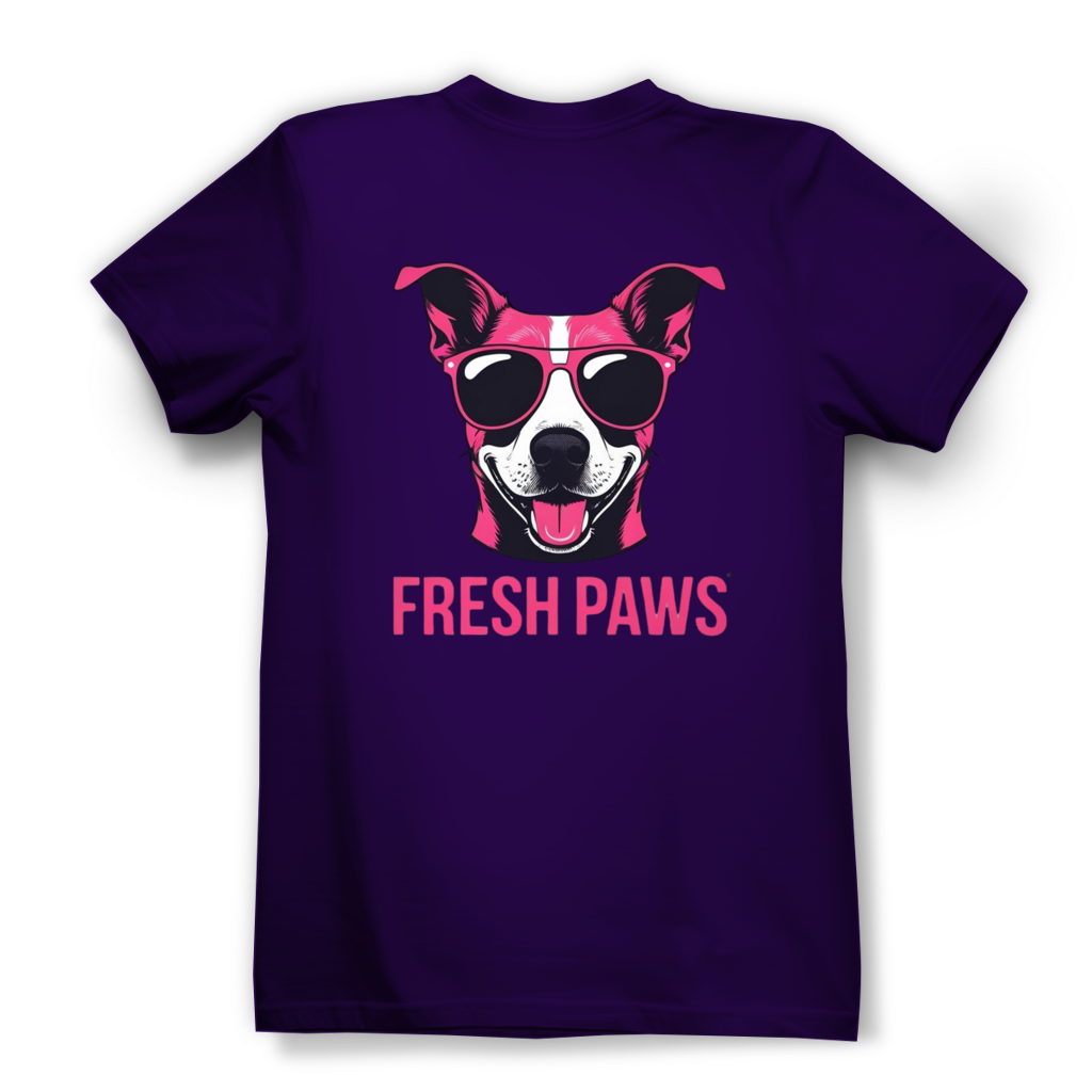 Damen Premium Bio T-Shirt Fresh Paws