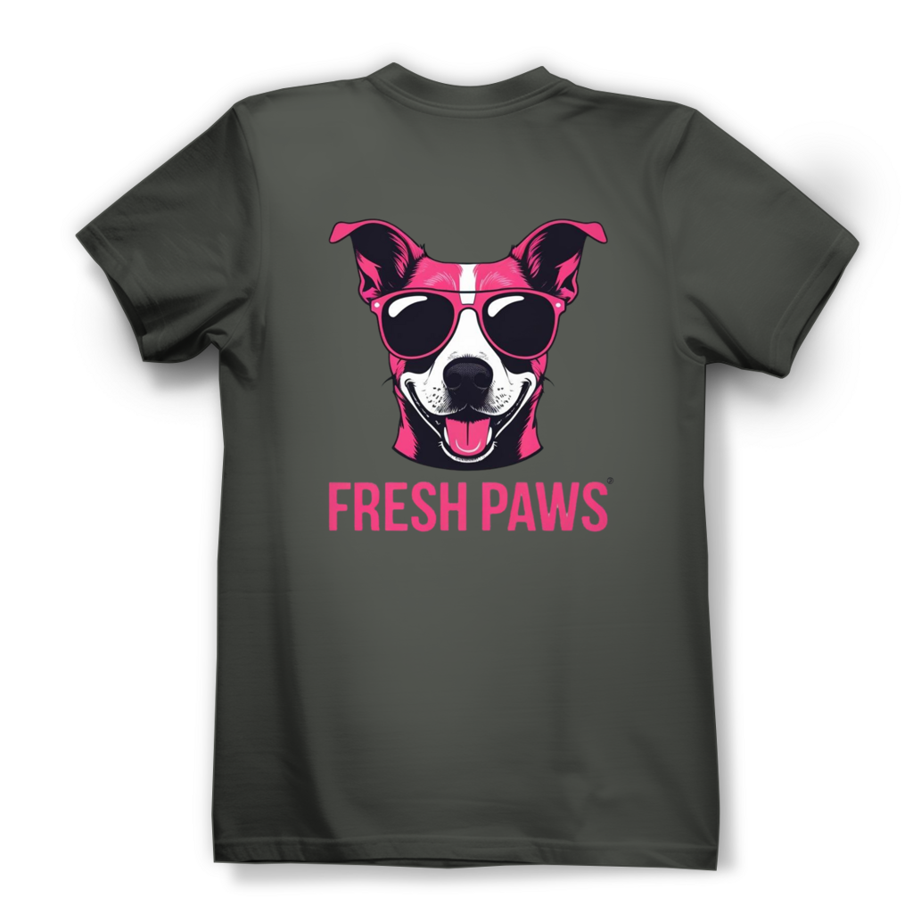 Damen Premium Bio T-Shirt Fresh Paws
