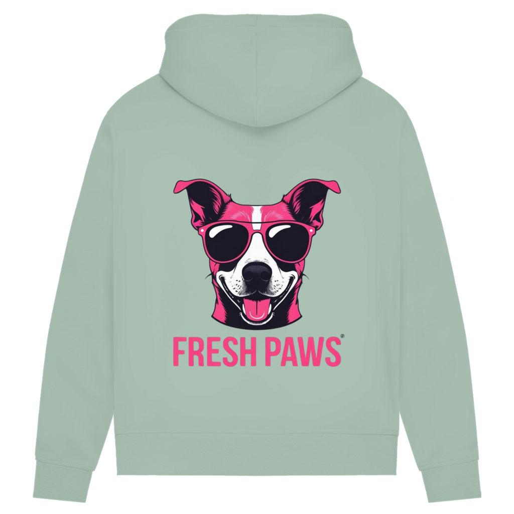 Damen Premium Bio Hoodie Fresh Paws