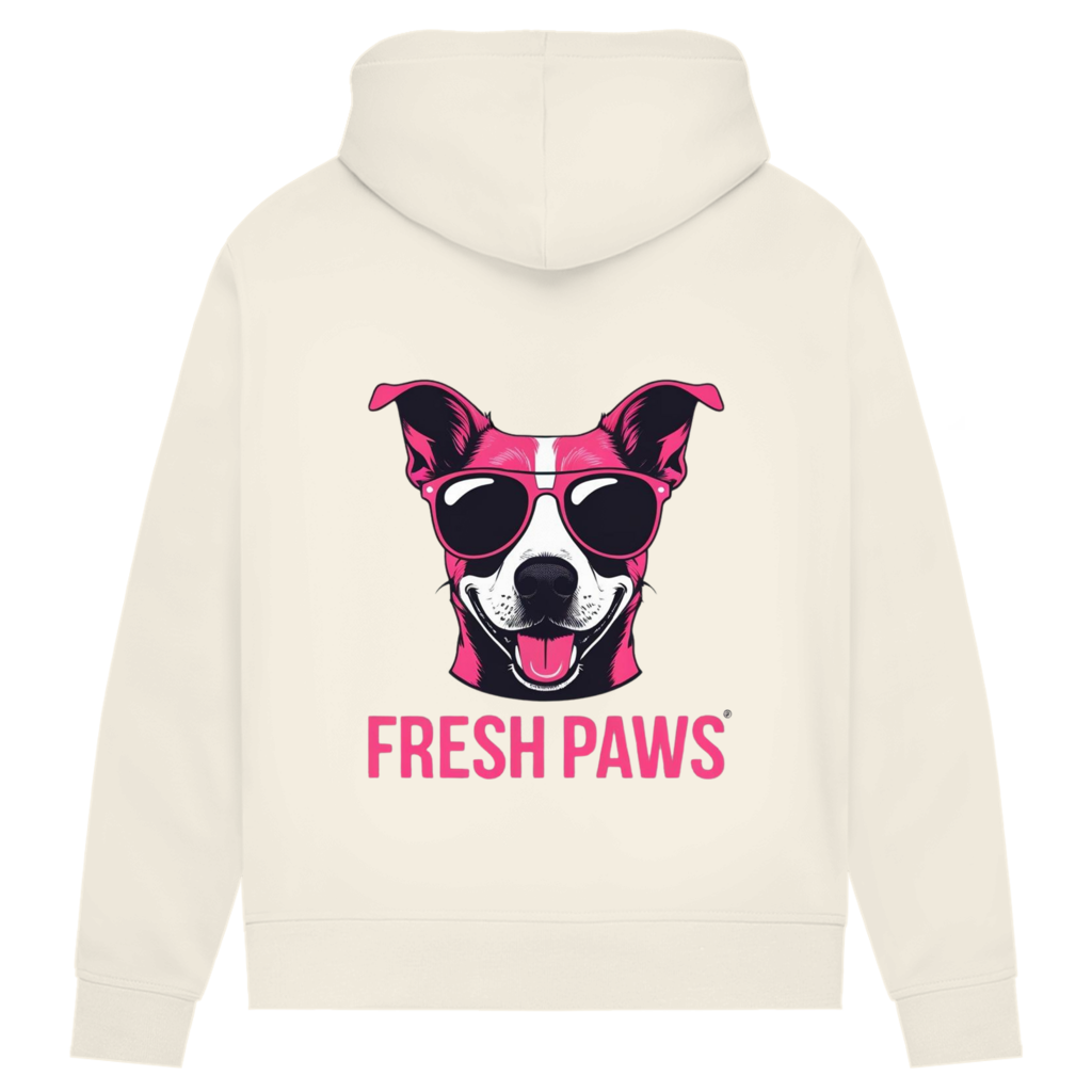 Damen Premium Bio Hoodie Fresh Paws