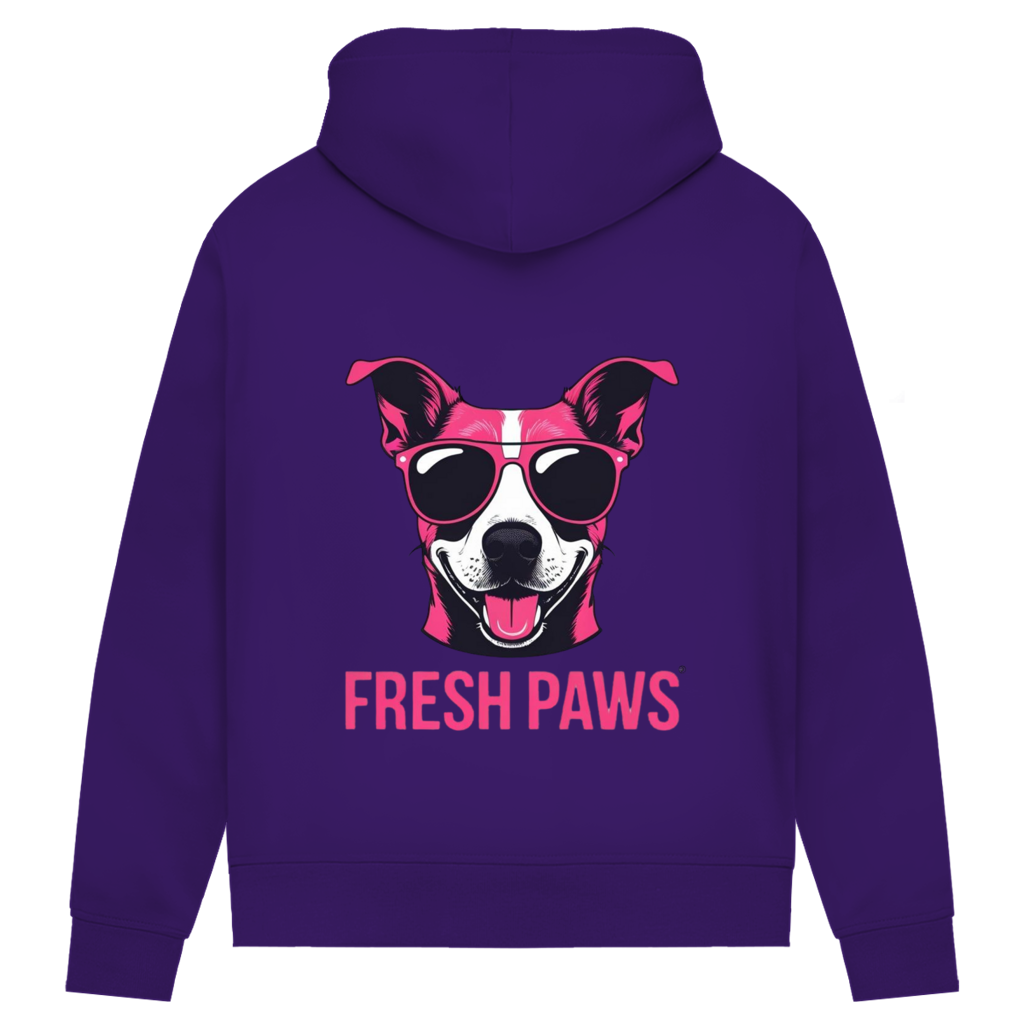 Damen Premium Bio Hoodie Fresh Paws