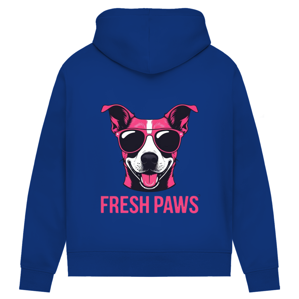 Damen Premium Bio Hoodie Fresh Paws