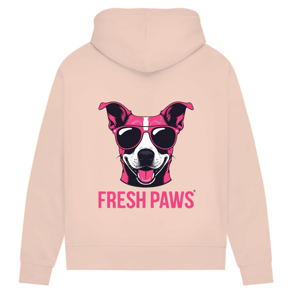 Damen Premium Bio Hoodie Fresh Paws
