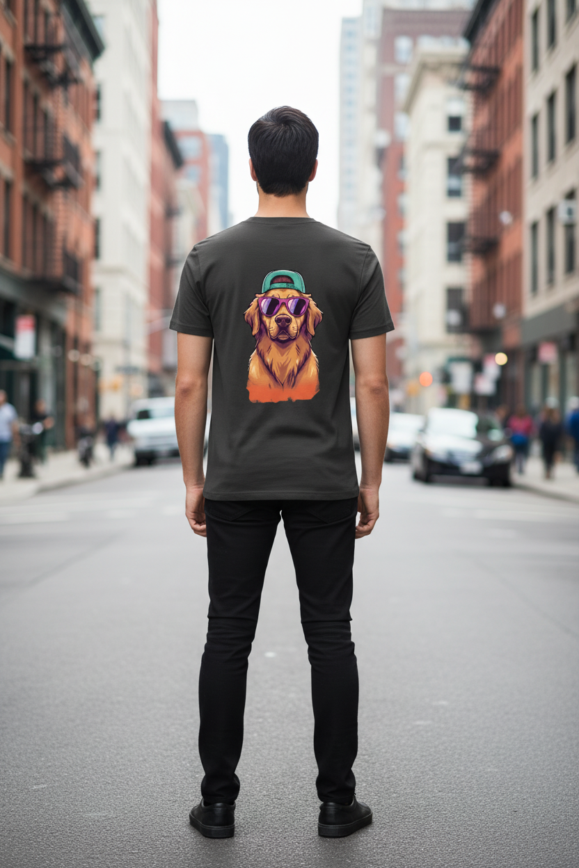 Herren Premium Bio T-Shirt Chill Dog