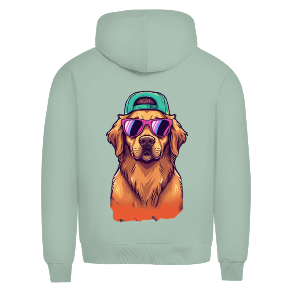 Herren Premium Bio Hoodie Chill Dog