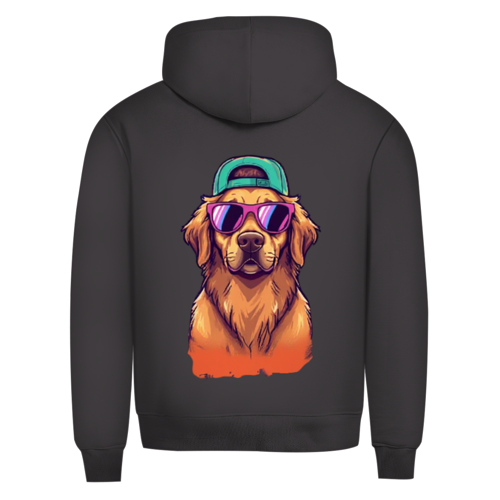 Herren Premium Bio Hoodie Chill Dog