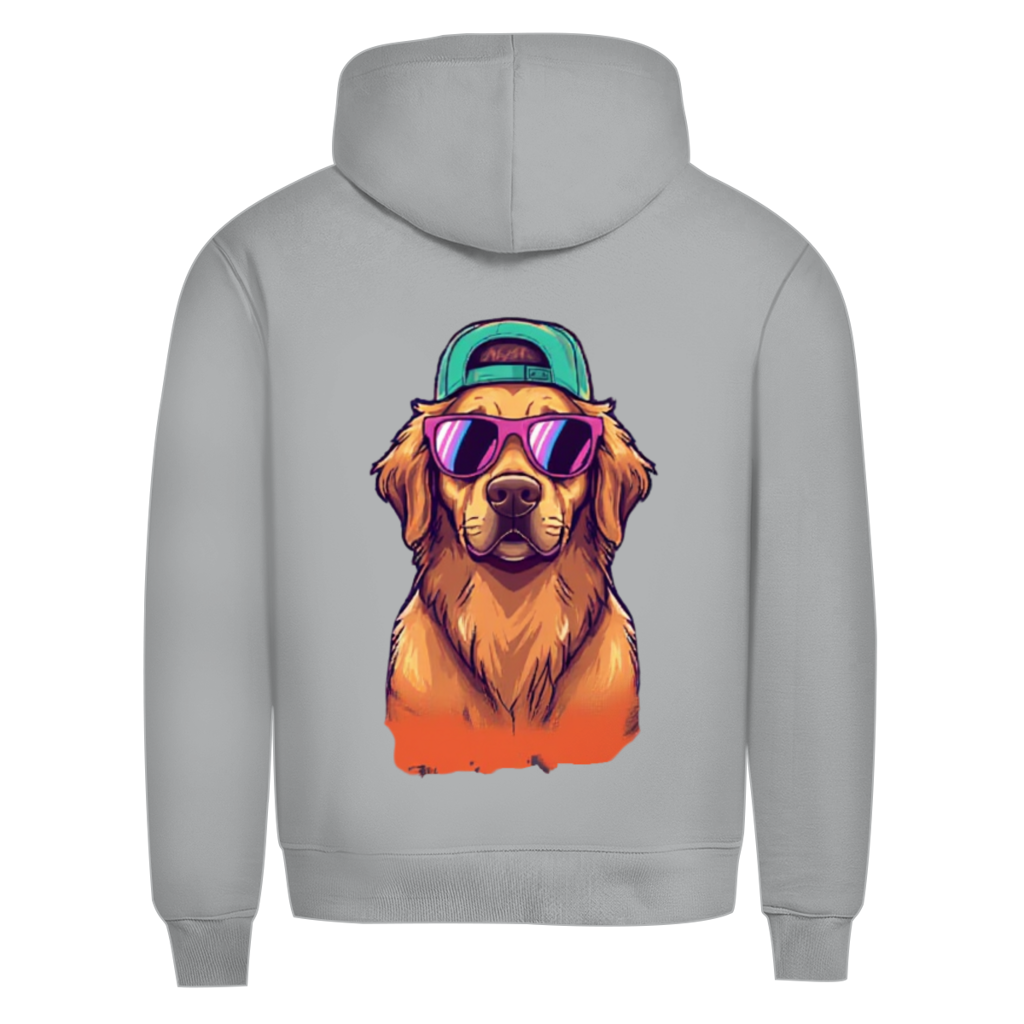 Herren Premium Bio Hoodie Chill Dog