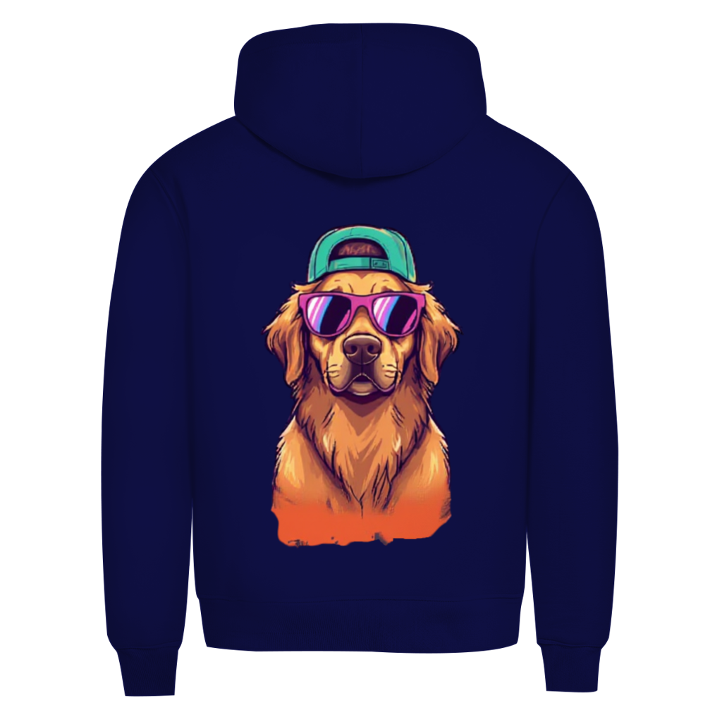 Herren Premium Bio Hoodie Chill Dog