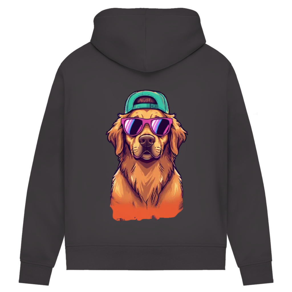 Damen Premium Bio Hoodie Chill Dog