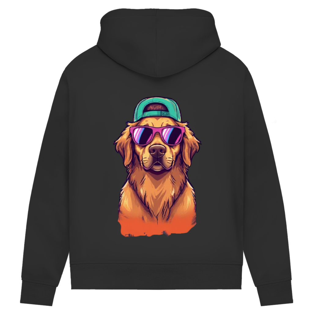 Damen Premium Bio Hoodie Chill Dog