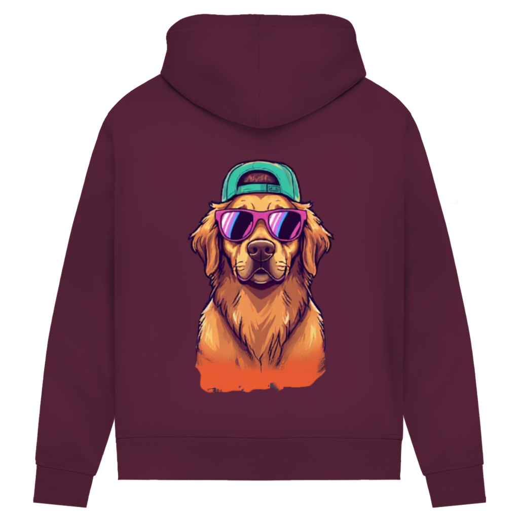 Damen Premium Bio Hoodie Chill Dog