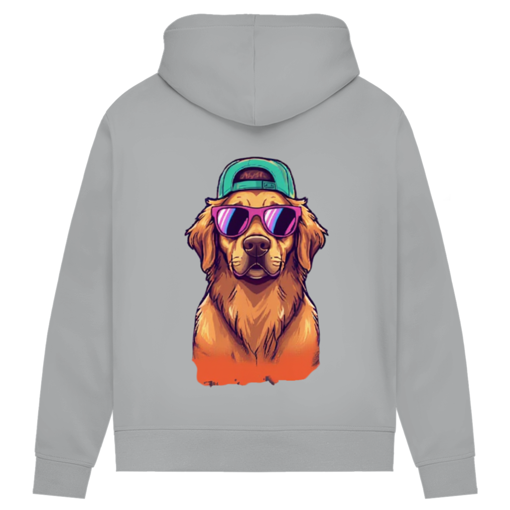Damen Premium Bio Hoodie Chill Dog