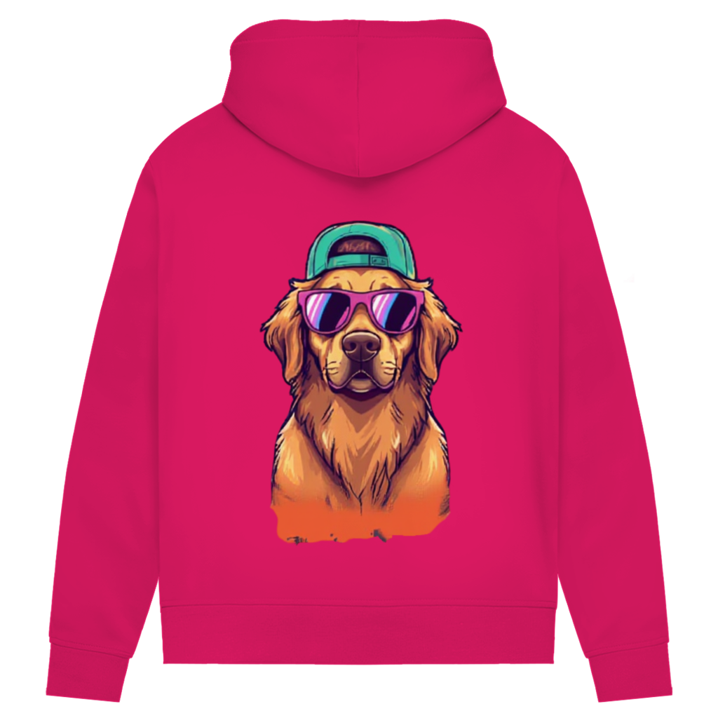 Damen Premium Bio Hoodie Chill Dog