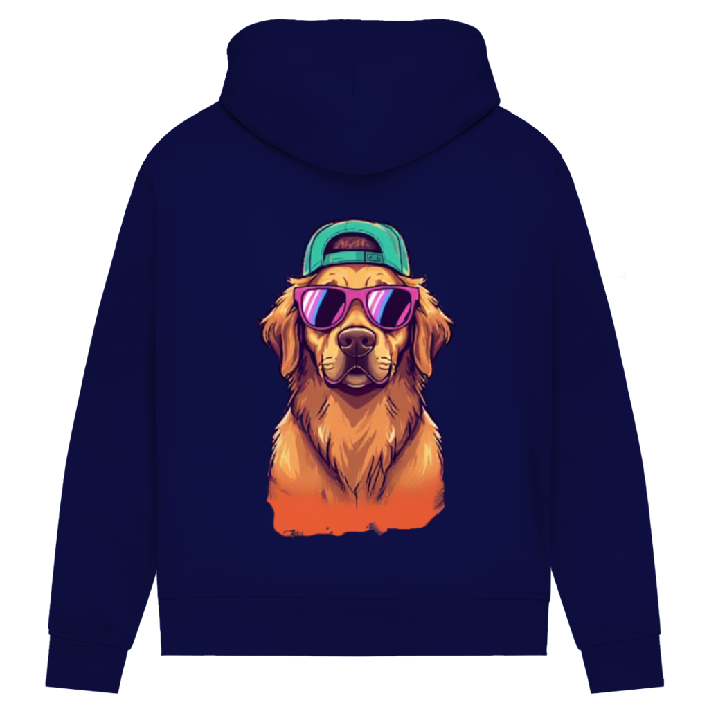 Damen Premium Bio Hoodie Chill Dog