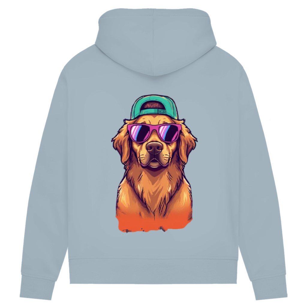 Damen Premium Bio Hoodie Chill Dog