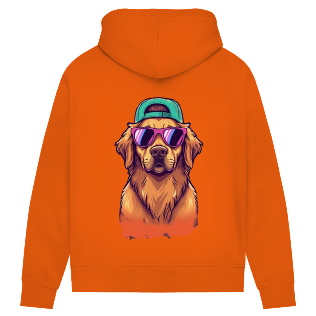 Damen Premium Bio Hoodie Chill Dog