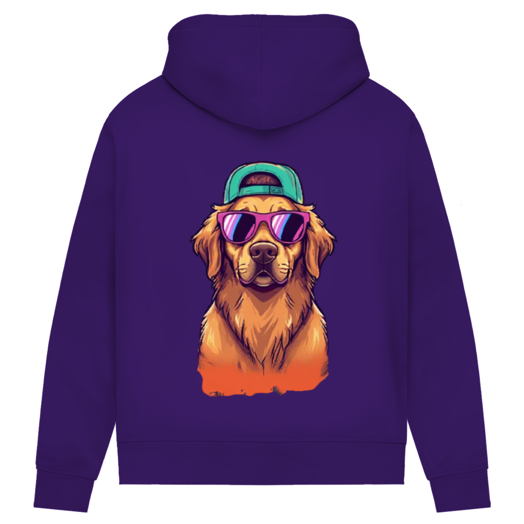 Damen Premium Bio Hoodie Chill Dog