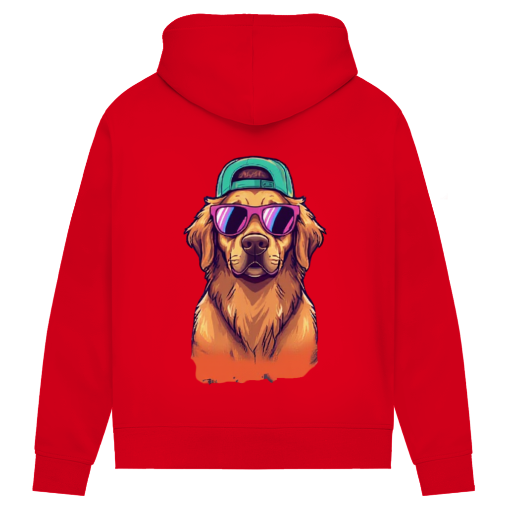 Damen Premium Bio Hoodie Chill Dog